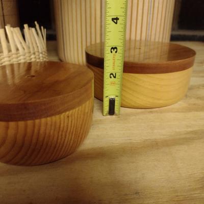 Solid Wood Basket Weaving Molds- 5 Pieces (#18)