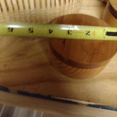 Solid Wood Basket Weaving Molds- 5 Pieces (#18)