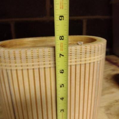 Solid Wood Basket Weaving Molds- 5 Pieces (#18)