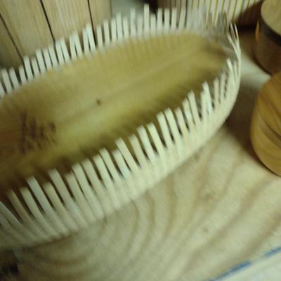 Solid Wood Basket Weaving Molds- 5 Pieces (#18)