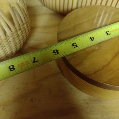 Solid Wood Basket Weaving Molds- 5 Pieces (#18)