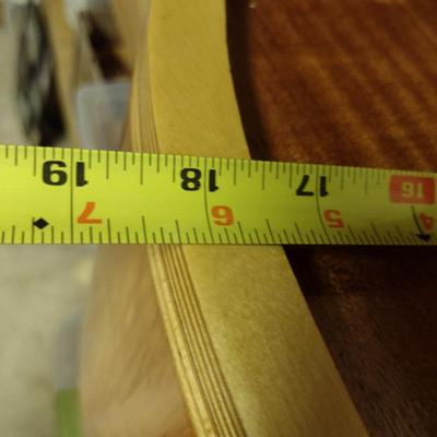 Solid Wood Basket Weaving Mold- Large, Deep Oval- 1 Piece (#21)