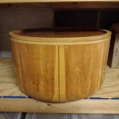 Solid Wood Basket Weaving Mold- Large, Deep Oval- 1 Piece (#21)