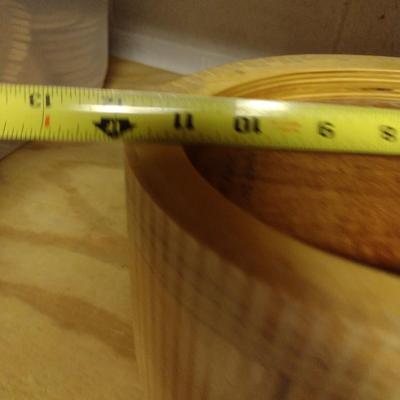 Solid Wood Basket Weaving Mold- 12" Oval Purse- 1 Piece (#22)