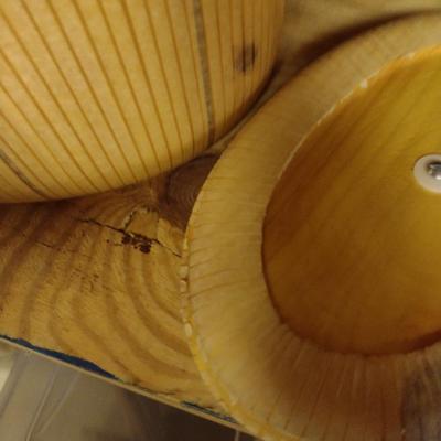 Solid Wood Basket Weaving Mold- 12" Oval Purse- 1 Piece (#22)