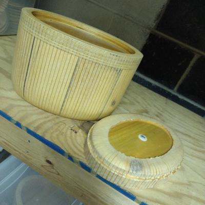Solid Wood Basket Weaving Mold- 12" Oval Purse- 1 Piece (#22)