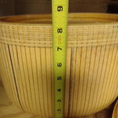 Solid Wood Basket Weaving Mold- 12" Oval Purse- 1 Piece (#22)