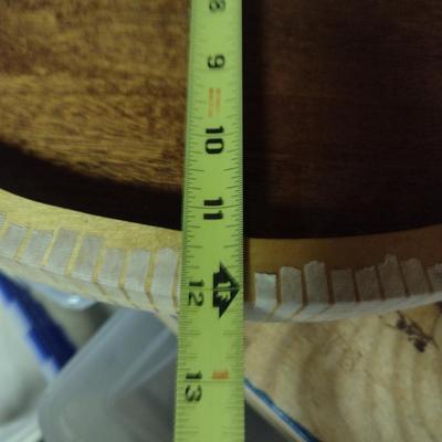 Solid Wood Basket Weaving Mold- 12", 16", and 18" Oval Trays- 3 Piece (#23)