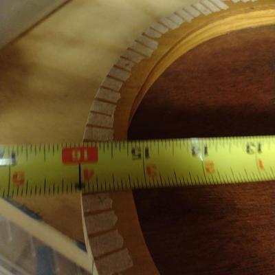 Solid Wood Basket Weaving Mold- 12", 16", and 18" Oval Trays- 3 Piece (#23)