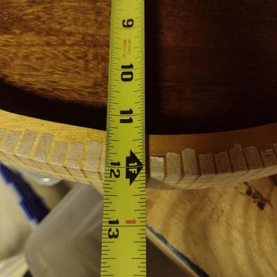 Solid Wood Basket Weaving Mold- 12", 16", and 18" Oval Trays- 3 Piece (#23)