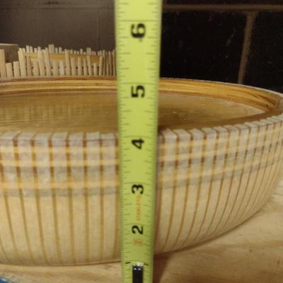 Solid Wood Basket Weaving Molds- Oval Trays- 2 Pieces (#24)