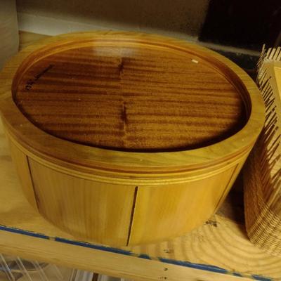 Solid Wood Basket Weaving Molds- One Oblong, One Rectangle- 2 Pieces (#25)