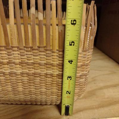 Solid Wood Basket Weaving Molds- One Oblong, One Rectangle- 2 Pieces (#25)