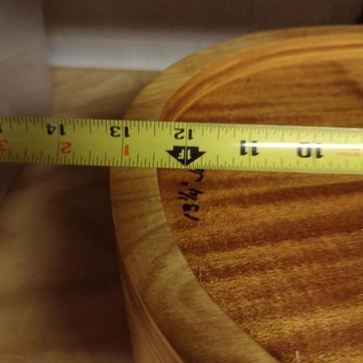 Solid Wood Basket Weaving Molds- One Oblong, One Rectangle- 2 Pieces (#25)