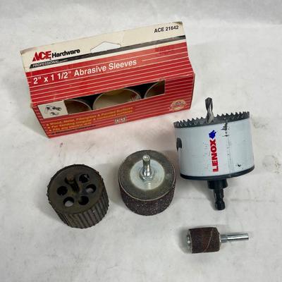 Commercial Duty 1/2” Reversing Electric Drill and Accessory Lot