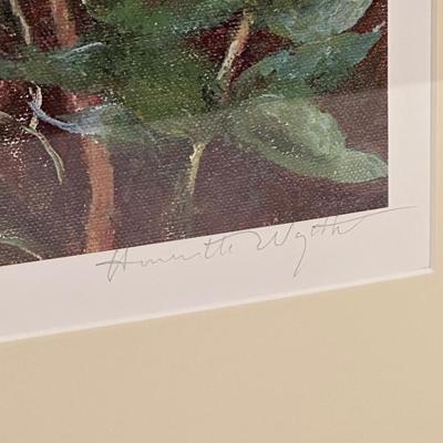 Henriette Wyeth ~ “ Pink Datura~ S/N Framed Print