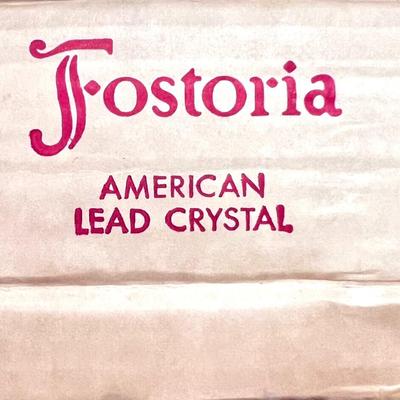 Set of 7 Vintage Crystal Pieces - Fostoria - Germany