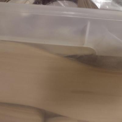 Assorted Wood Pieces- Includes Basket Bottoms and Handles