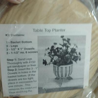 Assorted Wood Pieces- Includes Basket Bottoms and Handles