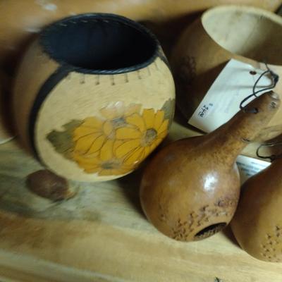Assorted Gourds- Some Cut for Birdhouses and Vases