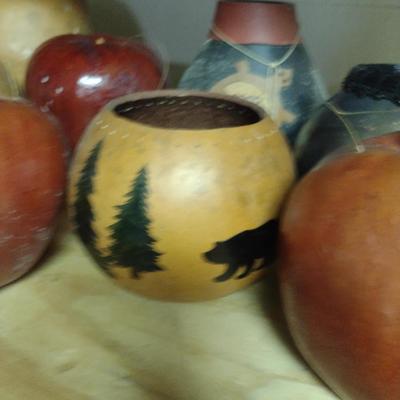Assorted Gourds- Some Cut for Birdhouses and Vases