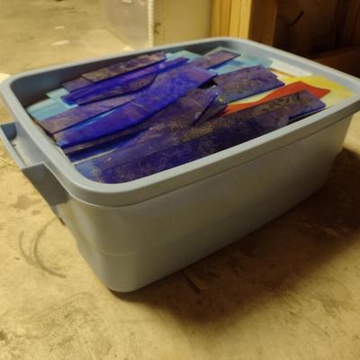 Collection of Stained Glass Pieces (Choice A)