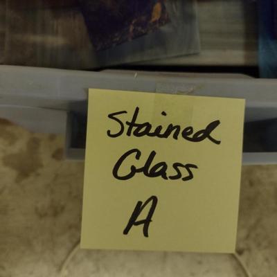 Collection of Stained Glass Pieces (Choice A)