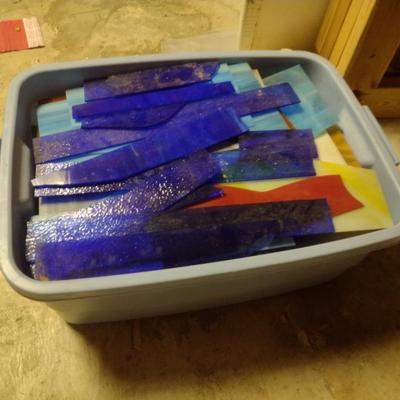 Collection of Stained Glass Pieces (Choice A)