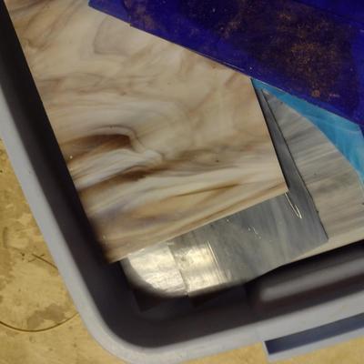 Collection of Stained Glass Pieces (Choice A)