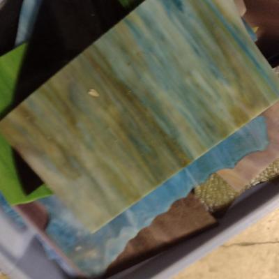 Collection of Stained Glass Pieces (Choice B)