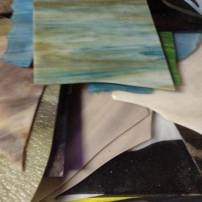 Collection of Stained Glass Pieces (Choice B)