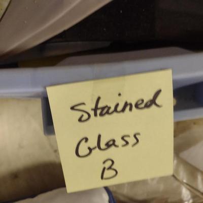 Collection of Stained Glass Pieces (Choice B)