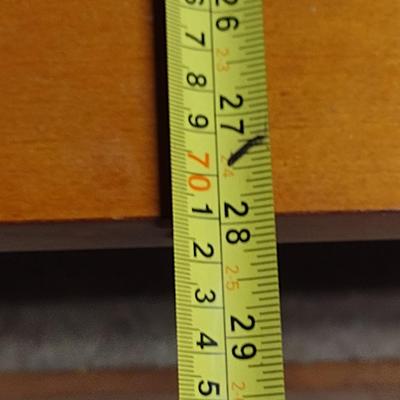 Staples Wood Finish Work Table- Approx 60" x 28" x 30 1/2" Tall