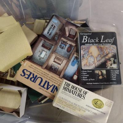 Collection of Miniature Doll House Furniture