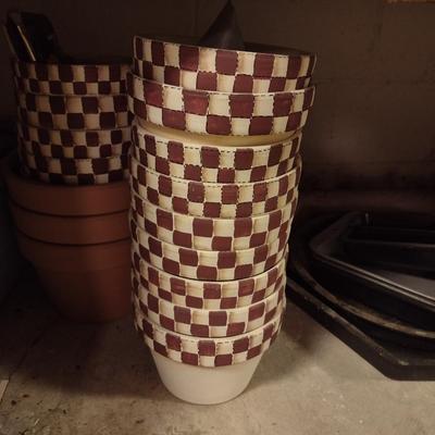 Collection of Garden Planter Pots and Stepping Stone Forms