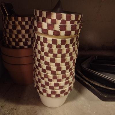 Collection of Garden Planter Pots and Stepping Stone Forms