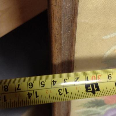 Framed Embroidery- Pansies in a Vase Design