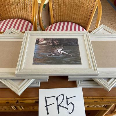 FR5-9 Identical Frames-with mats and Pelican Photo