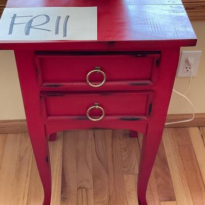 FR11-Red Side Table
