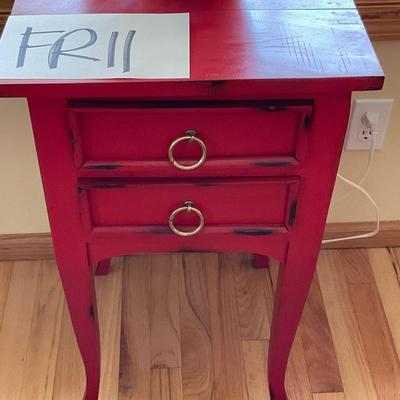 FR11-Red Side Table