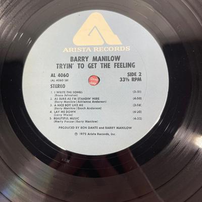 Vintage 33RPM Vinyl Record Album: Barry Manilow 