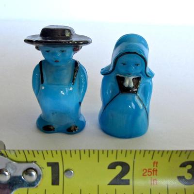 Older Boyd Glass Sarah and Eli Hand Painted Figurines