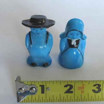 Older Boyd Glass Sarah and Eli Hand Painted Figurines