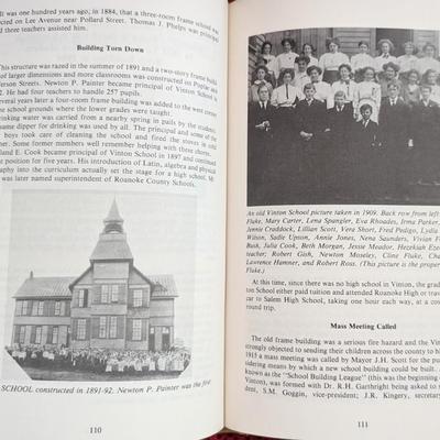 Vinton History: 1884-1984 By: Moseley, Irma Trammell and Forbes, Madeline Simmons