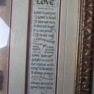Love Poem and Framed Print