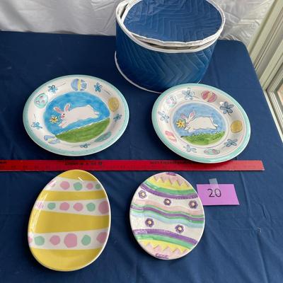 Easter plates