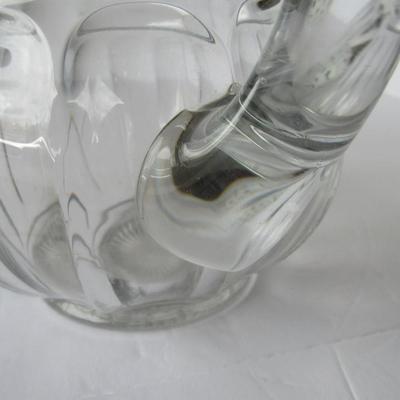 Old Heisey Glass Pitcher