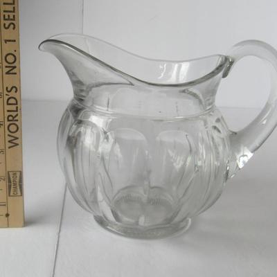 Old Heisey Glass Pitcher