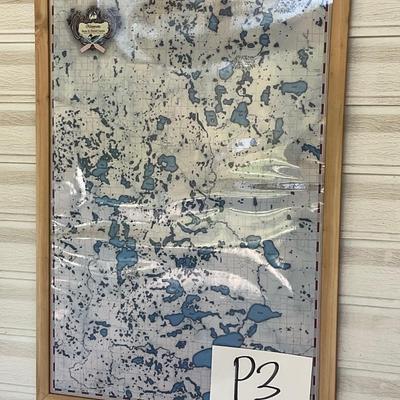 P3-Framed Poster (no glass or plexiglass), Mirror with Hooks, side table