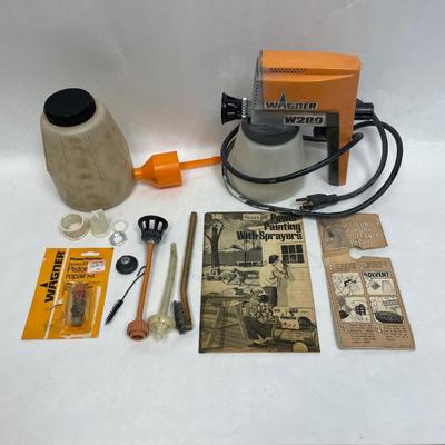 Wagner W280 Paint Sprayer and Accessories